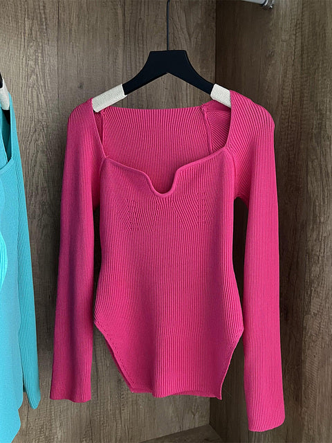 Load image into Gallery viewer, Woman's Long Sleeve Knitted Pullover